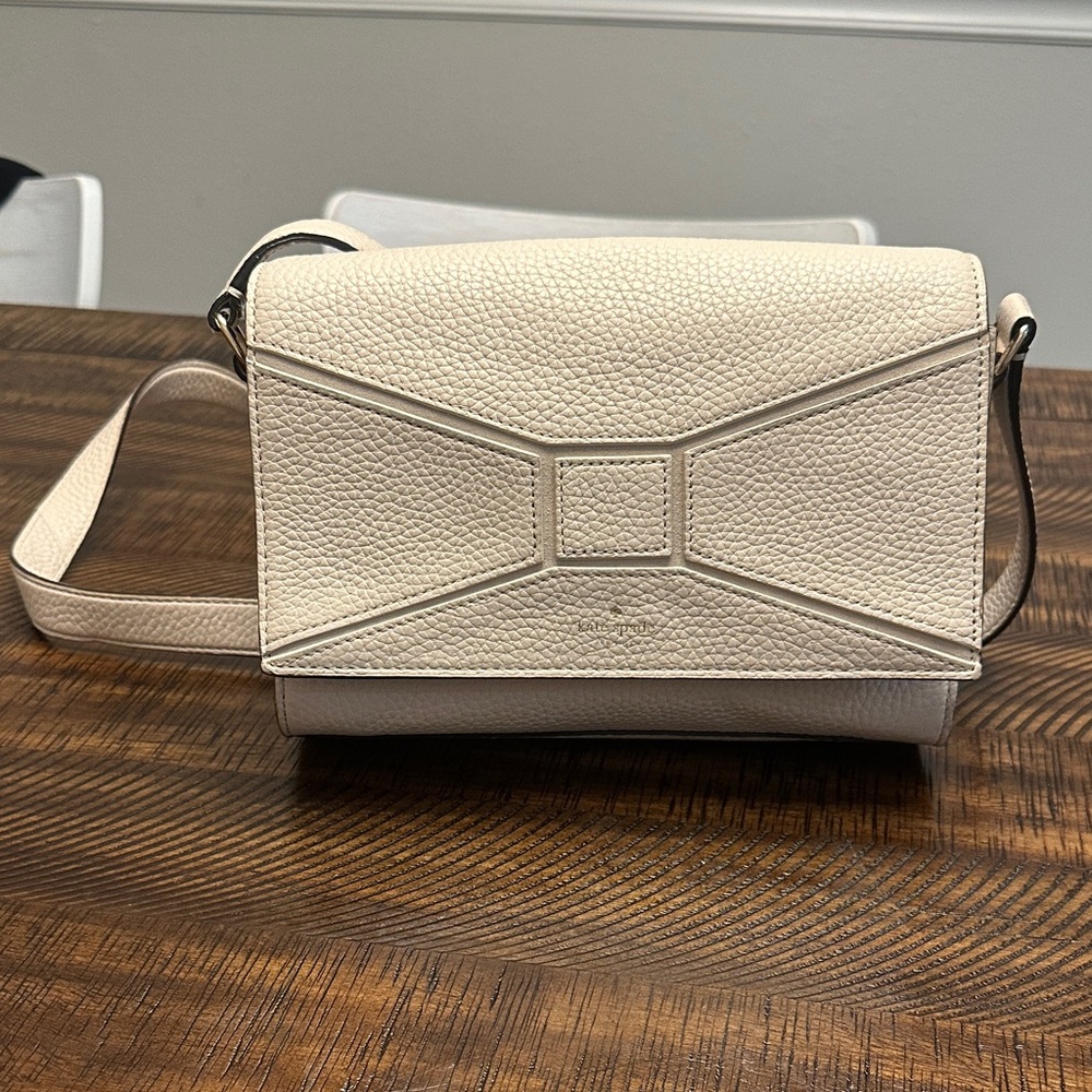 Kate Spade Bridge Place Betsi Bow Tie Blush Pink Crossbody Shoulder Bag